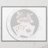 Welcome Sign Black Poker Chip (Vorderseite)