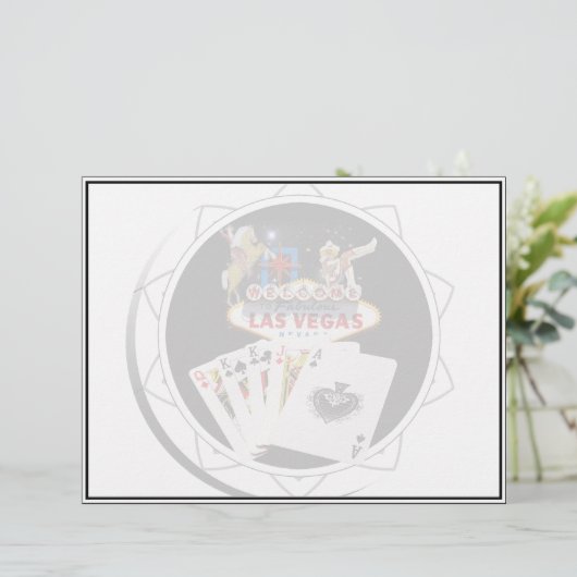 Welcome Sign Black Poker Chip (Stehend Vorderseite)