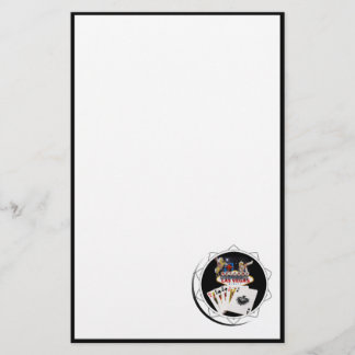 Welcome Sign Black Poker Chip Briefpapier