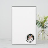 Welcome Sign Black Poker Chip Briefpapier (Stehend Vorderseite)