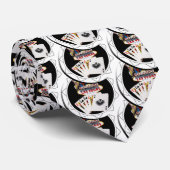 Welcome Sign Black Poker Chip Krawatte (Gerollt)