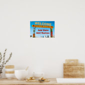 Welcome Sign, Jazz Music, Poster (Küche)