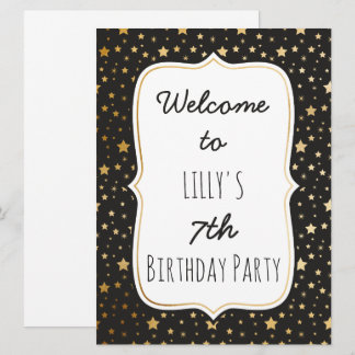 Welcome Sign Magic Party Einladung