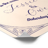 Welcome Sign Tarot Hochzeit Herz Kristallmond Poster (Ecke)