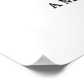 Welcome Sign Wählen Sie Ihre Größe Liebliche Kalli Poster (Ecke)