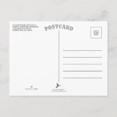 "Welcome" Silver Foil Foto Geburtserklärung Ankündigungspostkarte (Rückseite)