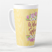 Welcome Spring Tulip and Daffodil Milchtasse (Linke Ecke)