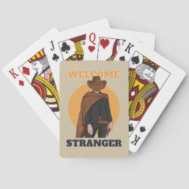 Welcome Stranger - Cowboy Spielkarten