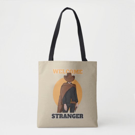 Welcome Stranger - Cowboy Tasche (Vorderseite)