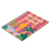 Welcome Summer Notebook Notizblock (Linke Seite)