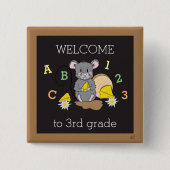 Welcome the 3rd Grad 1st day of school button (Vorderseite)