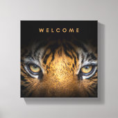 Welcome Tiger face Leinwand (Vorderseite)