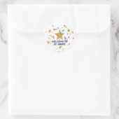 Welcome To 1st Grade Student Stickers, Runder Aufkleber (Tasche)