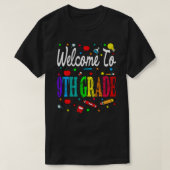 Welcome To 9th Grade Back To School T-Shirt (Design vorne)