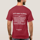 Welcome to Alabama T-Shirt (Rückseite)