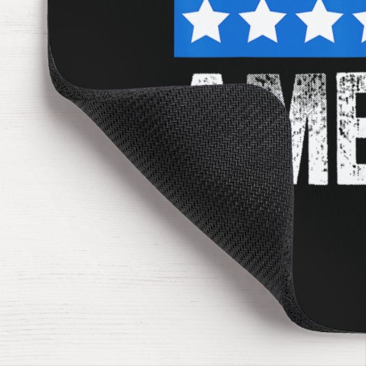 Welcome To America Patriotic Usa Flag New American Mousepad (Ecke)
