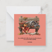 Welcome to Automn Mitteilungskarte (Rückseite)