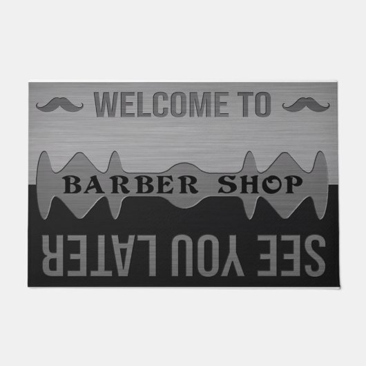 Welcome To Barber Shop, See You Later Fußmatte (Vorderseite)