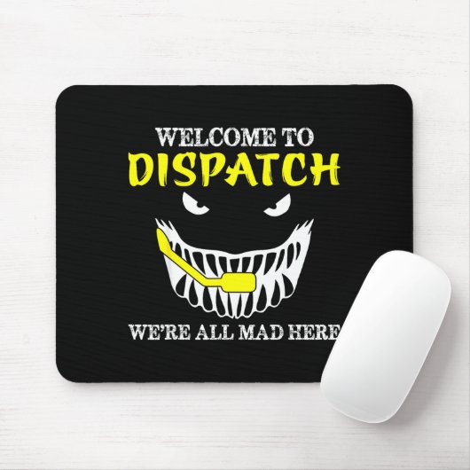 Welcome To Dispatch Funny 911 Dispatch Halloween S Mousepad (Mit Mouse)