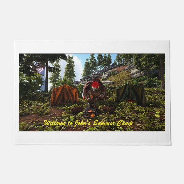 Welcome to John's Summer Camp Fußmatte (Vorderseite)