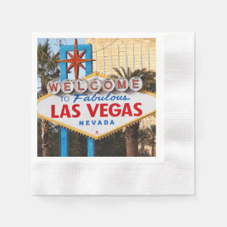 Welcome to Las Vegas Paper Napkins Serviette