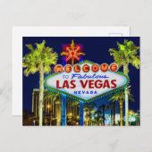Welcome to Las Vegas Postcard Postkarte (Vorne/Hinten)