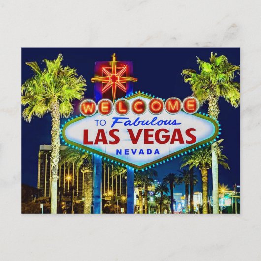 Welcome to Las Vegas Postcard Postkarte (Vorderseite)