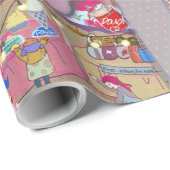 Welcome to My LALATOWN Wrapping Paper 1 Geschenkpapier (Rolleneckpunkt)