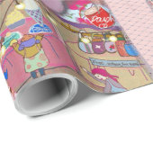 Welcome to My LALATOWN Wrapping Paper 2 Geschenkpapier (Rolleneckpunkt)