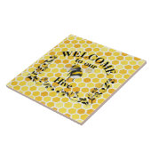 Welcome to our bee hive   fliese (Seite)