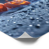 Welcome to Our Enchanted Halloween – Cute Ghost Po Poster (Ecke)