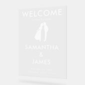 Welcome to Our Forever – Minimal Design Acrylschild (Winkel)