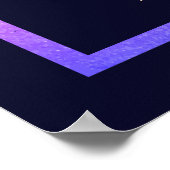 Welcome To Our Love Story Wedding Welcome Sign Poster (Ecke)