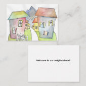 Welcome to Our Neighborhood! Mitteilungskarte (Vorne/Hinten)