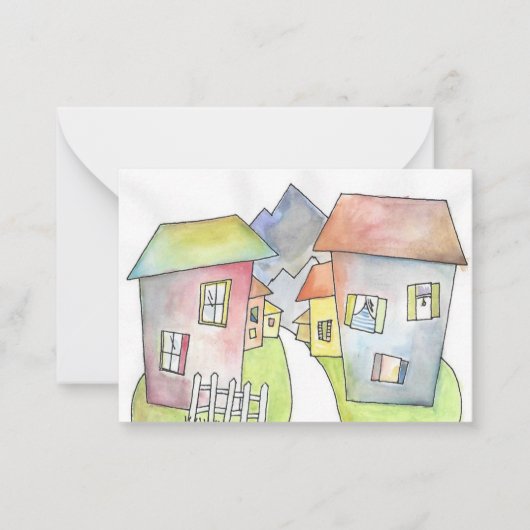 Welcome to Our Neighborhood! Mitteilungskarte (Vorderseite)