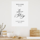 Welcome to our wedding poster (Küche)