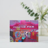Welcome to Paignton Pier Postkarte (Stehend Vorderseite)