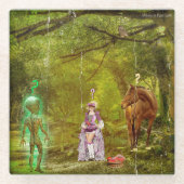 Welcome to Planet Earth Glasuntersetzer (Vorderseite)