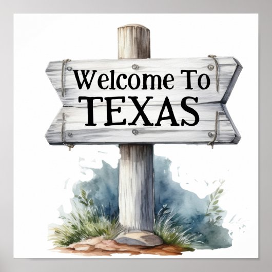 Welcome to Texas Poster (Vorne)