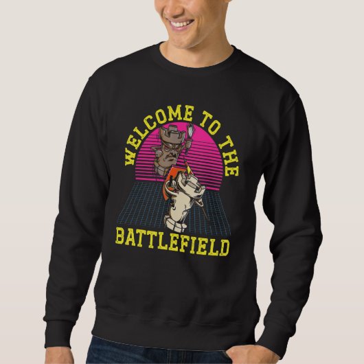 Welcome To The Battlefield Grandmaster Board Game  Sweatshirt (Vorderseite)