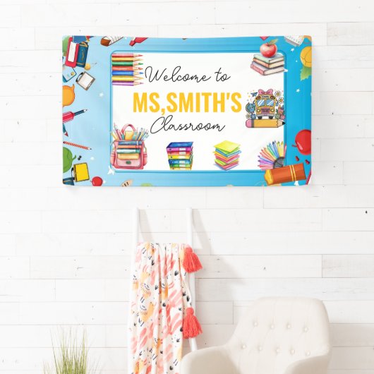 Welcome to the Classroom Back to School Banner (Insitu)