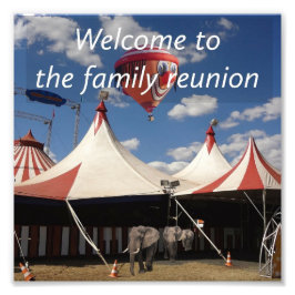 Welcome To The Family Reunion Fotodruck