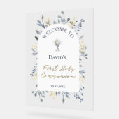welcome to the First Communion Acrylic Sign Acrylschild (Winkel)