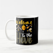 Welcome To The Hive Bee Teacher Back To School  Kaffeetasse (Links)