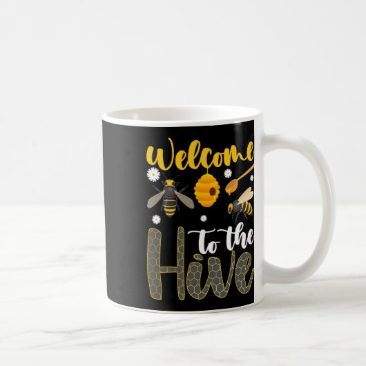 Welcome To The Hive Bee Teacher Back To School  Kaffeetasse (Rechts)