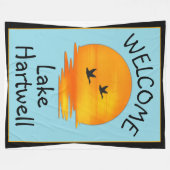 Welcome to the Lake Fleecedecke (Vorderseite (Horizontal))