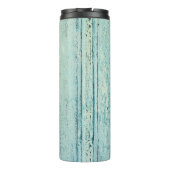 Welcome to the Lake House Blue Wood Thermosbecher (Rückseite)