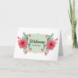 Welcome To The Team Card Karte