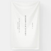 "Welcome to the wedding of..." Wedding Banner (Vertikal)