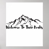Welcome To Twin Peaks Poster (Vorne)